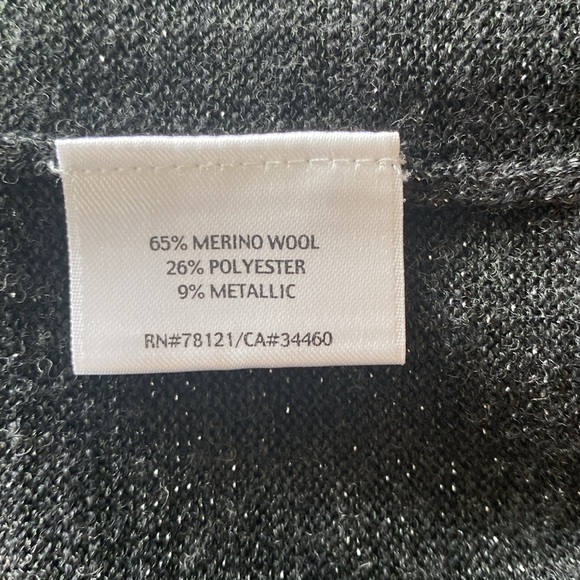 Eileen Fisher Merino Shimmer Tunic Sweater - Picture 6 of 7